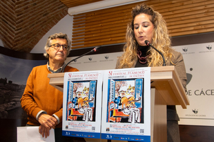 El Festival de Flamenco de Cáceres gira en torno a la figura del letrista y pintor Moreno Galván, con una muestra que acoge la Diputación de Cáceres