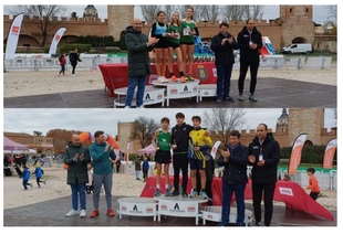 La selección de atletas de la Diputación de Cáceres consigue 10 trofeos en el VII Cross nacional “Aniversario Alcalá Patrimonio Mundial”