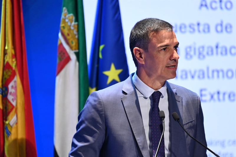 Pedro Sánchez visita este miércoles en Cáceres las obras de la A-58 y participa en la V Convención Turespaña