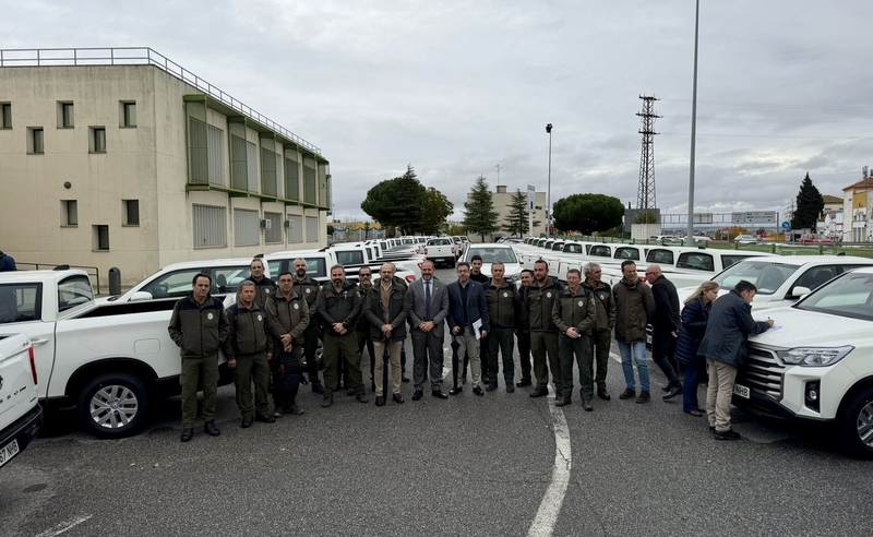 Presentados 48 vehículos para agentes del Medio Natural y el servicio forestal