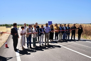 La Diputación mejora la conexión con Portugal con el refuerzo de la carretera provincial BA-020 hasta Campomayor