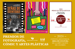Abierto el plazo de las convocatorias de los premios Artes Plásticas Sala El Brocense, Fotográfico Señas de Identidad y Cómic/Novela Gráfica