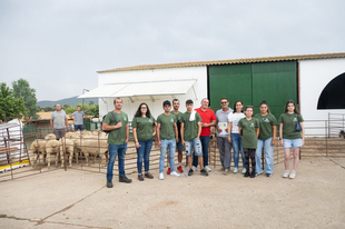 Alumnado de la Escuela de Pastores de Tajo-Salor-Almonte visitan las instalaciones ganaderas de la finca “El Cuartillo”