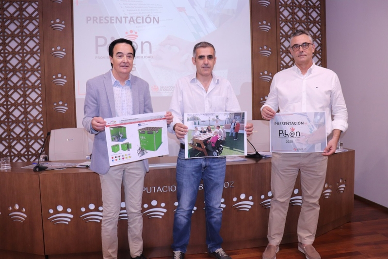 La Diputación de Badajoz destina más de 698.000 euros al Plan Provincial de Accesibilidad 2025