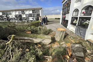 El presidente de la Diputación de Cáceres, anuncia la creación de créditos extraordinarios para los municipios afectados por la borrasca