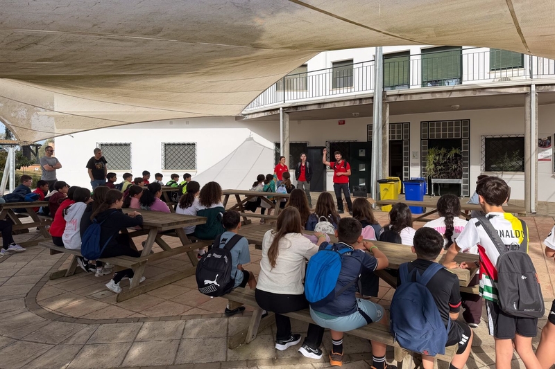 La Diputación de Badajoz pone en marcha el primer campamento de educación ambiental con pernoctación en el CSEA La Cocosa