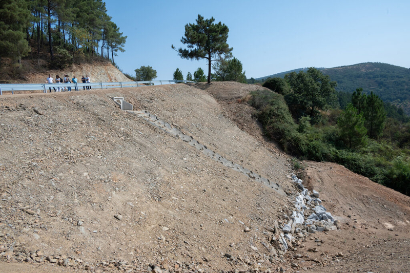 La Diputación reabre la carretera entre Logrosán y Berzocana tras invertir cerca de medio millón de euros 