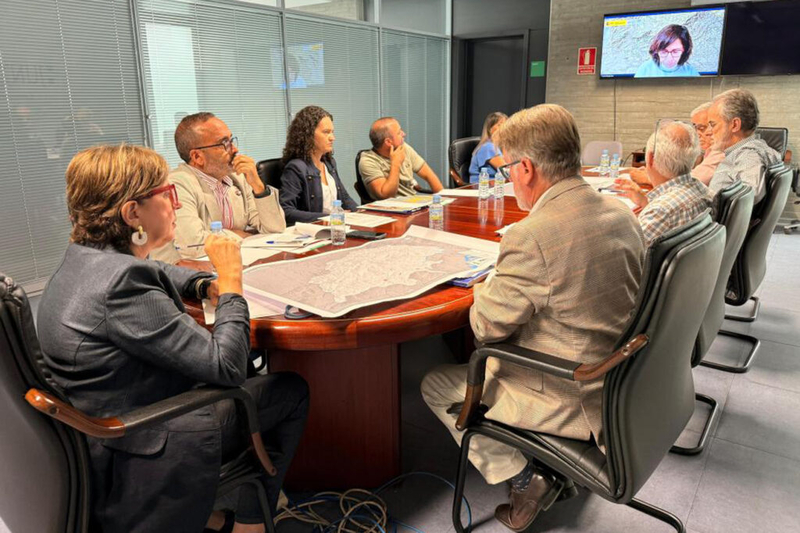 Diputación de Cáceres, Junta de Extremadura y Confederación Hidrográfica del Tajo coordinan las actuaciones para garantizar el abastecimiento de agua 