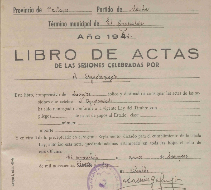 El Carrascalejo y Mirandilla a través de sus documentos: meses de trabajo del Archivo de la Diputación y una inmediata publicación