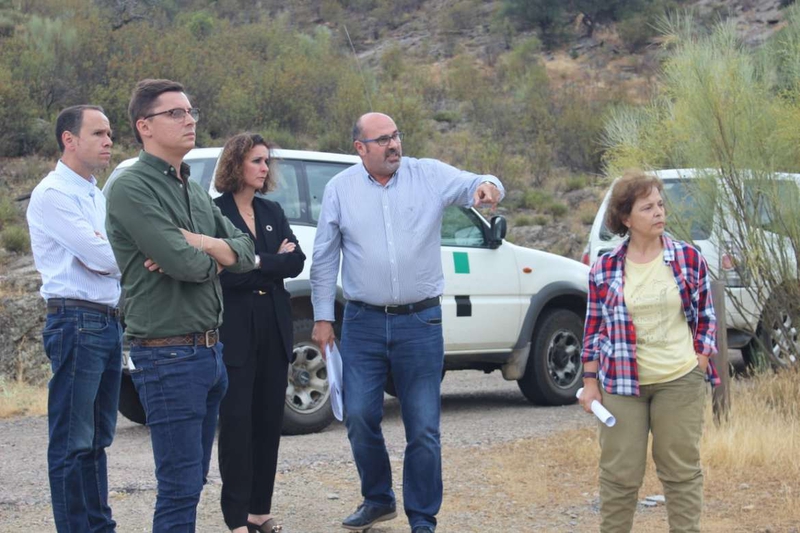 Olga García visita el Parque Nacional del Monfragüe ante la preocupación por el nivel de los embalses en los próximos meses