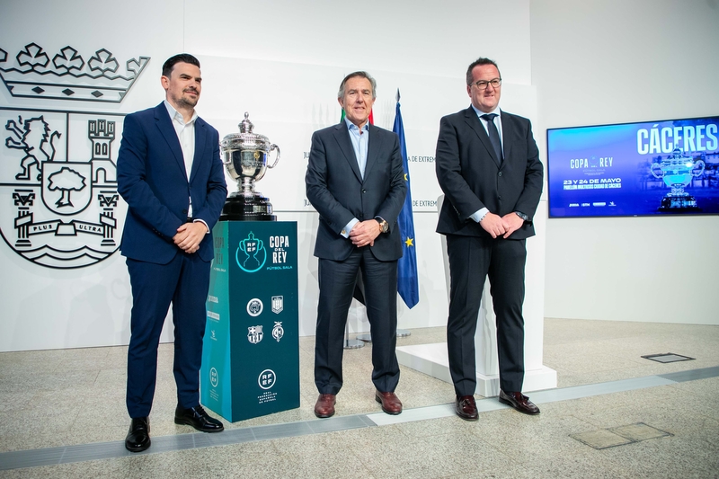 Extremadura será sede de la Final Four de la Copa del Rey de Fútbol Sala que se disputará el 23 y 24 de mayo