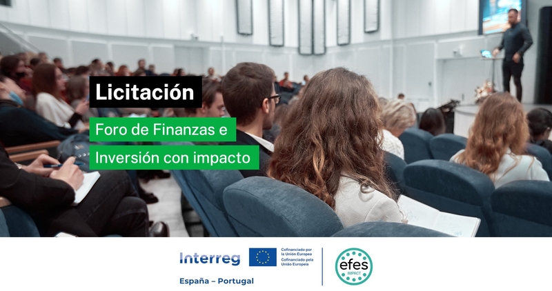 La Junta licita la gestión del Foro de Finanzas e Inversión con Impacto del proyecto europeo EFES Impact